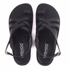 Dép Sandal Daily Trek sandal (sandal đi bộ đường dài) Nam quai chéo xỏ ngón lót da premium Felix HISHOO P010
