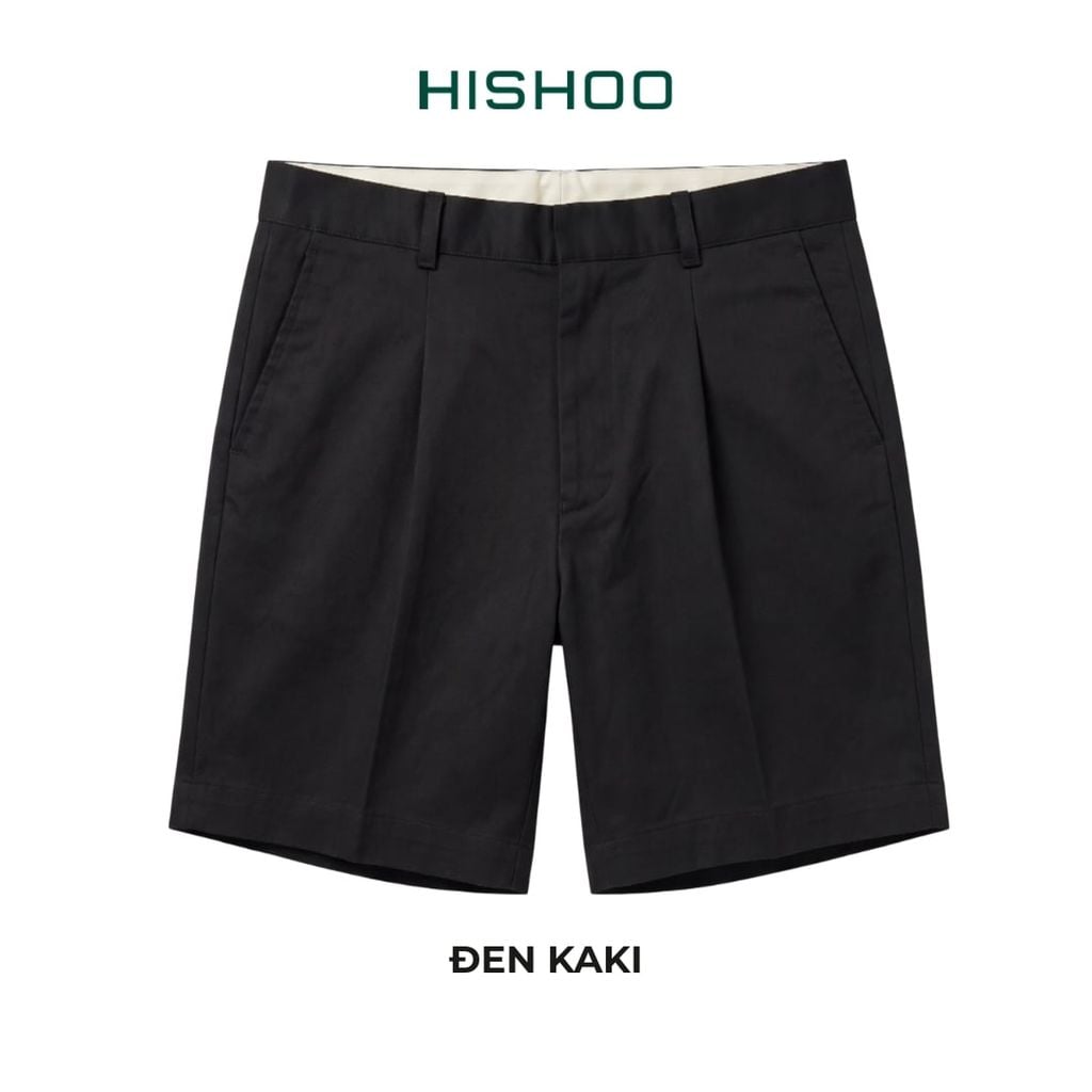 Quần short nam kaki Formax HISHOO Thoáng mát giữ form mặc đi chơi đi làm Q2T001
