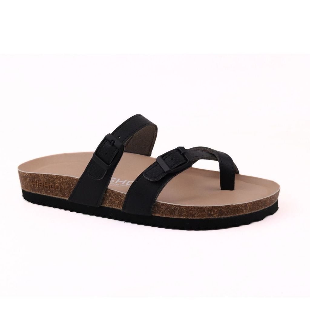 Dép đế trấu birken xỏ ngón Crosshatch Premium HISHOO B098