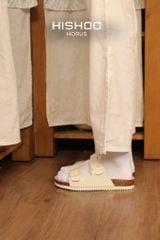 Dép đế trấu birken 2 khoá premium HISHOO B093