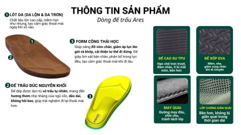 Dép đế trấu sục Boston quai ngang Xanh Dương da saffiano  HISHOO R109