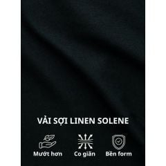 Áo Sơ Mi Nữ Relax Form Rộng Linen Solene Vải Mềm Mát HISHOO AG002