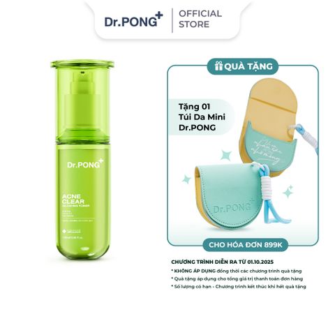  Toner giảm mụn, kiềm dầu Dr.PONG Acne Clear Glowing 100ml 