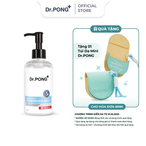  Sữa tẩy trang dịu nhẹ Dr.PONG Cleansing Milk 200ml 