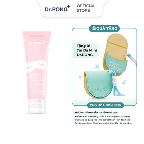  Mặt nạ ngủ trắng da, mờ thâm mụn Dr.PONG 28D Whitening Drone Sleeping 50ml 