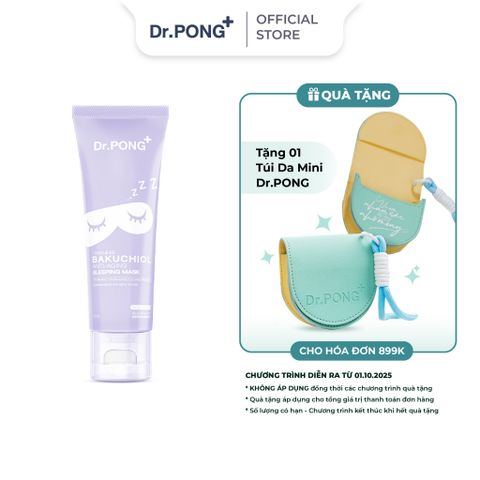  Mặt nạ ngủ làm chậm lão hóa Dr.PONG Timeless Bakuchiol Anti-aging Sleeping 50ml 