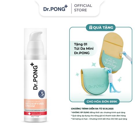  Kem dưỡng phục hồi và cấp ẩm chuyên sâu Dr.PONG Advanced Skin Detoxifying 30g 