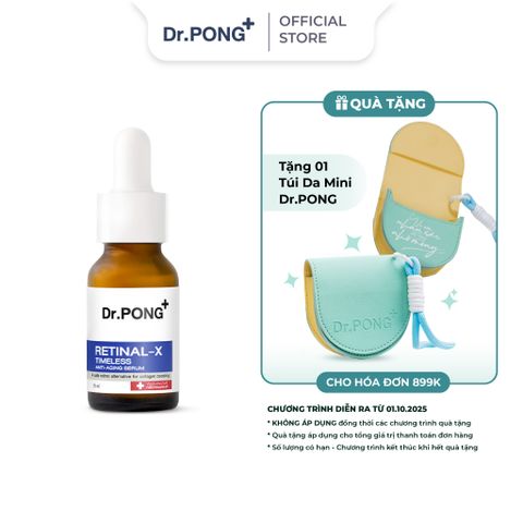  Serum làm mờ nếp nhăn, trắng da Dr.PONG Retinal-X Timeless Anti-Aging 15ml 