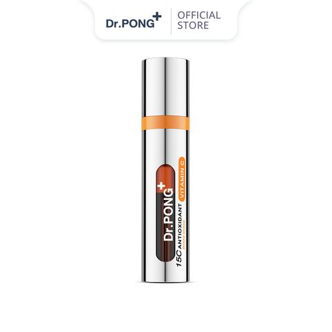  Serum Vitamin C dưỡng trắng,mờ thâm, thu nhỏ lỗ chân lông và chống oxy hóa, Dr.Pong 15c Antioxidant Vitamin C Shake Shake 10ml 