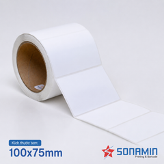 Giấy In Mã Vạch 100x75mm Giải Pháp In Tem Vận Đơn Và Tem Kho Bãi