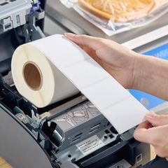 Giấy In Mã Vạch 70x50mm Decal Trắng Cuộn