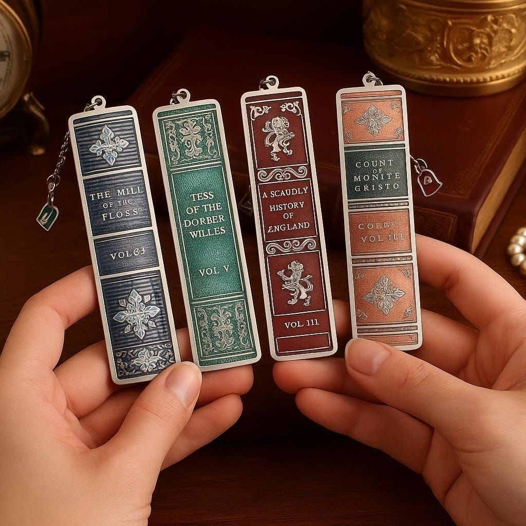 Làm bookmark sách kim loại theo yêu cầu