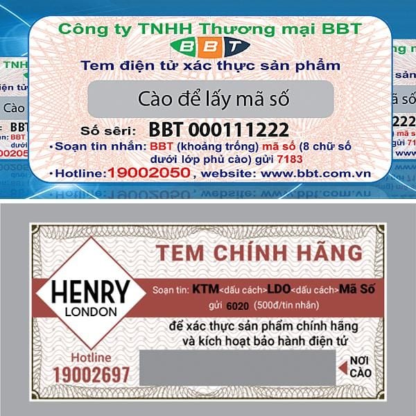 In tem phủ cào bảo mật số lượng lớn