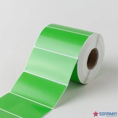 Decal cuộn in tem nhãn phủ màu nền
