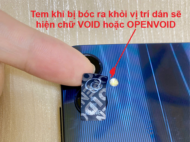 In Tem Void Chống Bóc, Chống Giả, Tem Bảo Hành