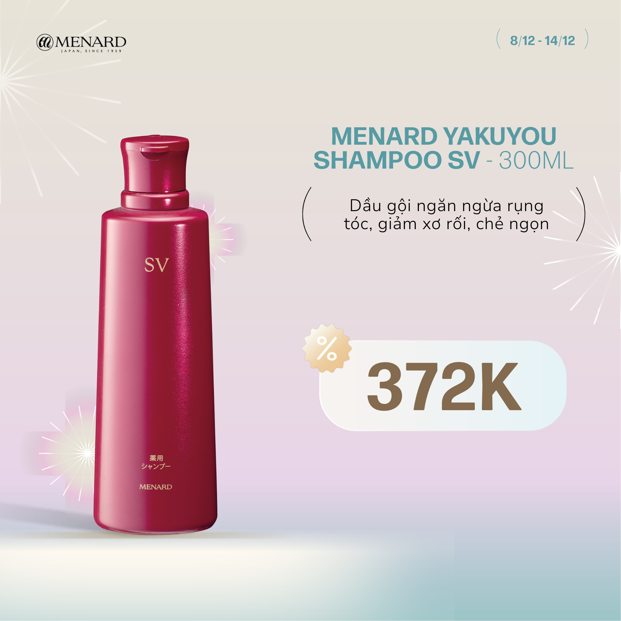  Yakuyou Shampoo SV giảm 48% 