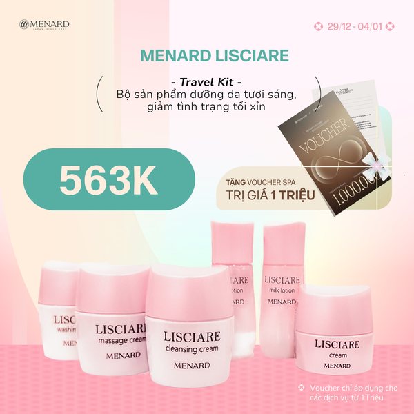 Lisciare Travel Kit A giảm 70% 