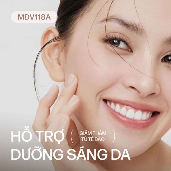  MDV118A Dịch vụ dưỡng sáng da, hỗ trợ làm mờ sạm nám công nghệ tế bào gốc 
