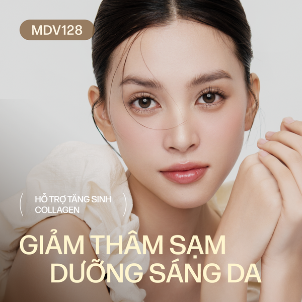 MDV128 Dịch vụ chăm sóc da Tăng sinh Collagen dưỡng trắng, làm mờ nám 