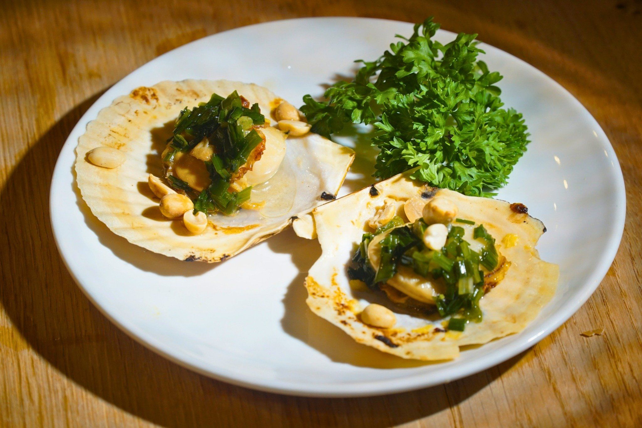  Grilled Scallop With Scallion - Sò Điệp Nướng Mỡ Hành 