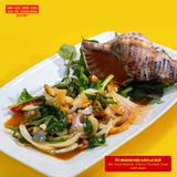  Stir-fried Triton's Trumpet Snail With Basil - Ốc Hoàng Hậu Xào Lá Quế (Giá tính theo 1 con 1 kg) 