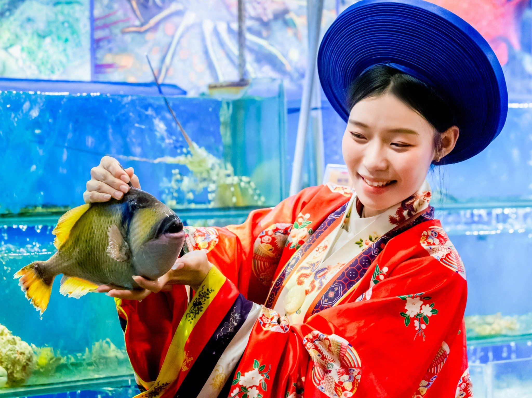  Steamed Hong Kong - Style Titan Triggerfish - Cá bò giáp hấp Hong Kong (con 700g) 