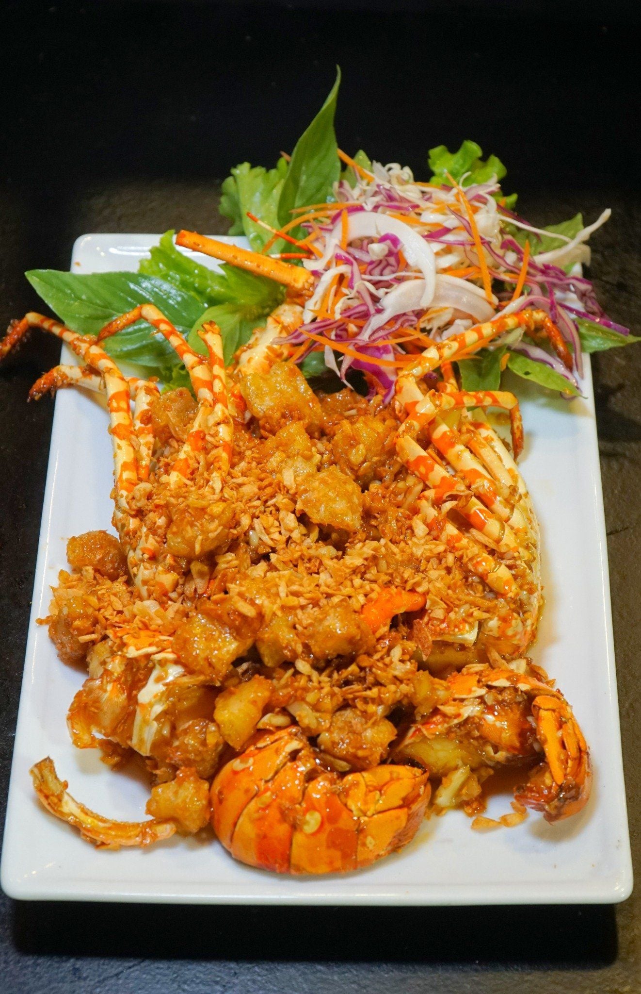  Pan-fried Baby Lobster With Garlic & Butter - Tôm Hùm Baby Cháy Bơ Tỏi 