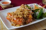  Pan-fried Giant River Prawn With Garlic - Tôm Càng Xanh Cháy Tỏi (Giá tính theo phần 300 gram) 
