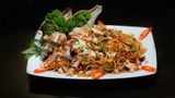  Giant Trapezium Horse Conch And Banana Blossom Salad - Gỏi Bắp Chuối Ốc Đỏ Đại (Giá tính theo 1 con 300 gram) 