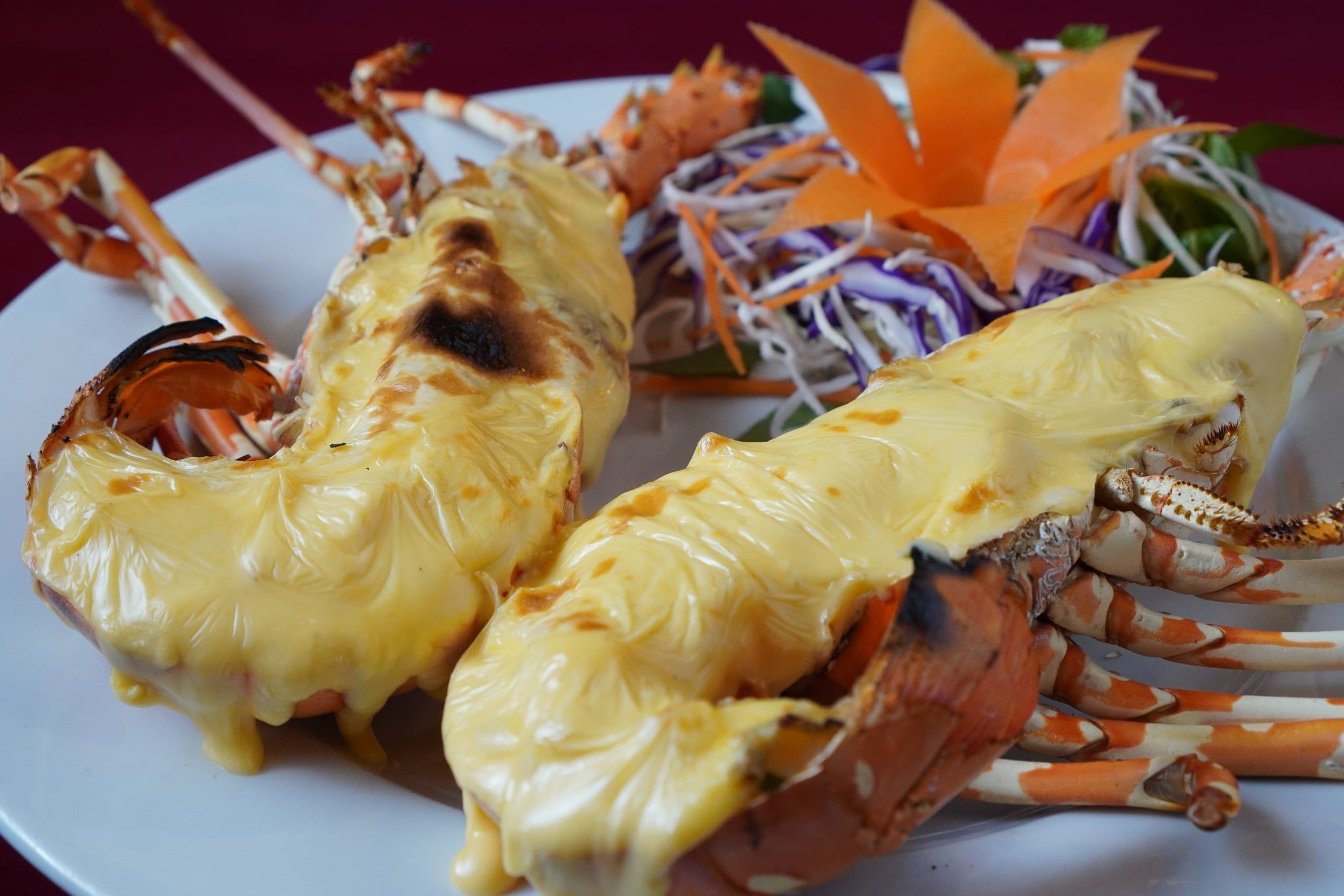  Tôm Hùm Bông Đút Lò Phô Mai (Giá tính theo 1 con kích thước 600 gram) - Baked Tropical Rock Lobster With Cheese 