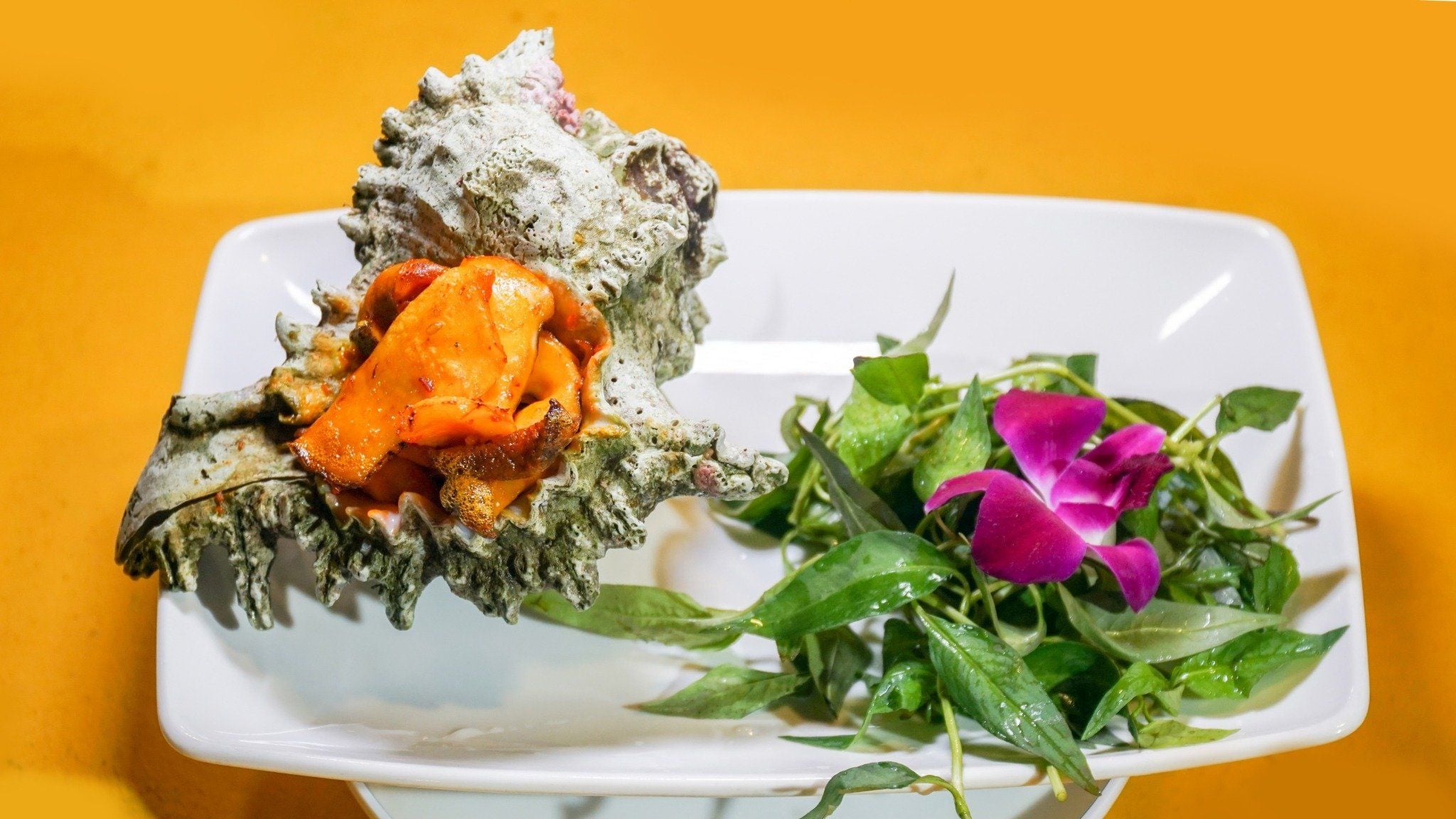  Grilled Giant Ramose Murex Snail With Salt & Chili - Ốc Gai Đại Nướng Muối Ớt (Giá tính theo 1 con 800 gram) 