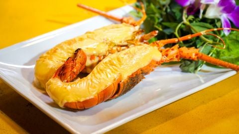  Baked Baby Lobster With Cheese - Tôm Hùm Baby Đút Lò Phô Mai 