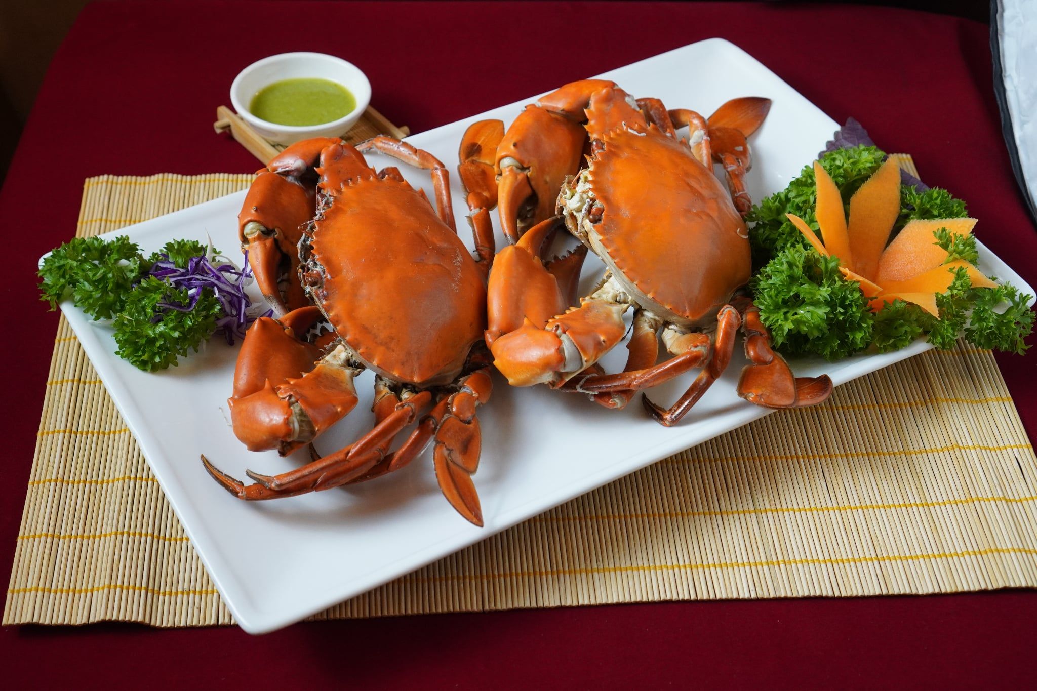  Steamed Ca Mau Crab - Cua Cà Mau Hấp (Giá tính theo 1 con 300 gram) 