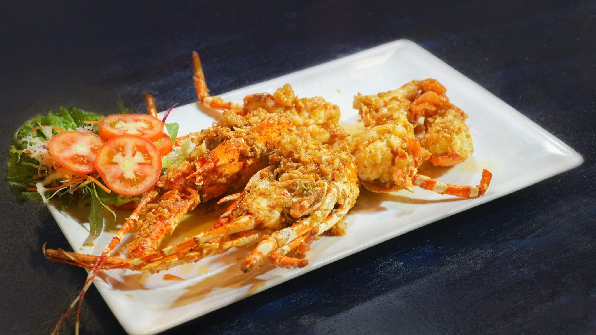 Pan-fried Baby Lobster With Garlic & Butter - Tôm Hùm Baby Cháy Bơ Tỏi 