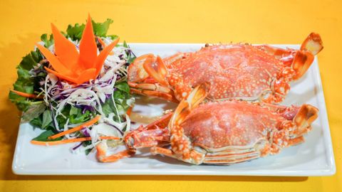  Steamed Phan Thiet Sentinel Crab - Ghẹ Xanh Hấp (Giá tính theo 1 con 200 gram) 