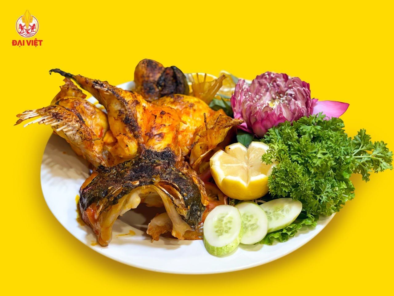  Grilled Stonefish With Salt And Chili - Cá mặt quỷ nướng muối ớt (con 1kg) 