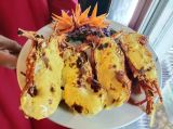  Baked Scalloped Spiny Lobster With Cheese - Tôm Hùm Xanh Đút Lò Phô Mai (Giá tính theo 1 con 600 gram) 