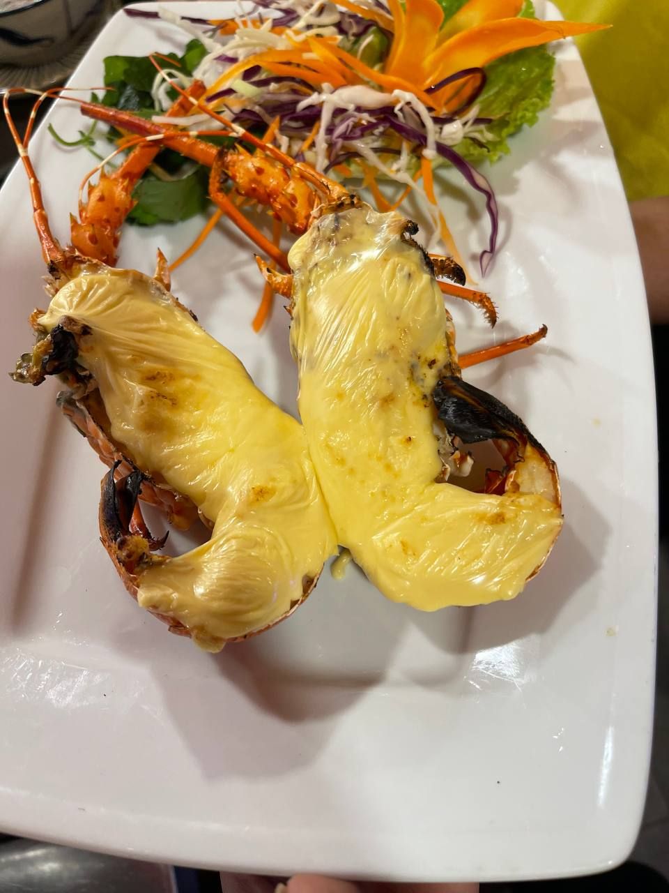  Tôm Hùm Bông Đút Lò Phô Mai (Giá tính theo 1 con kích thước 600 gram) - Baked Tropical Rock Lobster With Cheese 