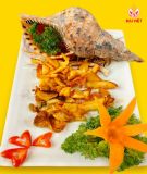  Grilled Triton's Trumpet Snail With Salt & Chilli - Ốc Hoàng Hậu Nướng Muối Ớt (Giá tính theo 1 con 1kg) 