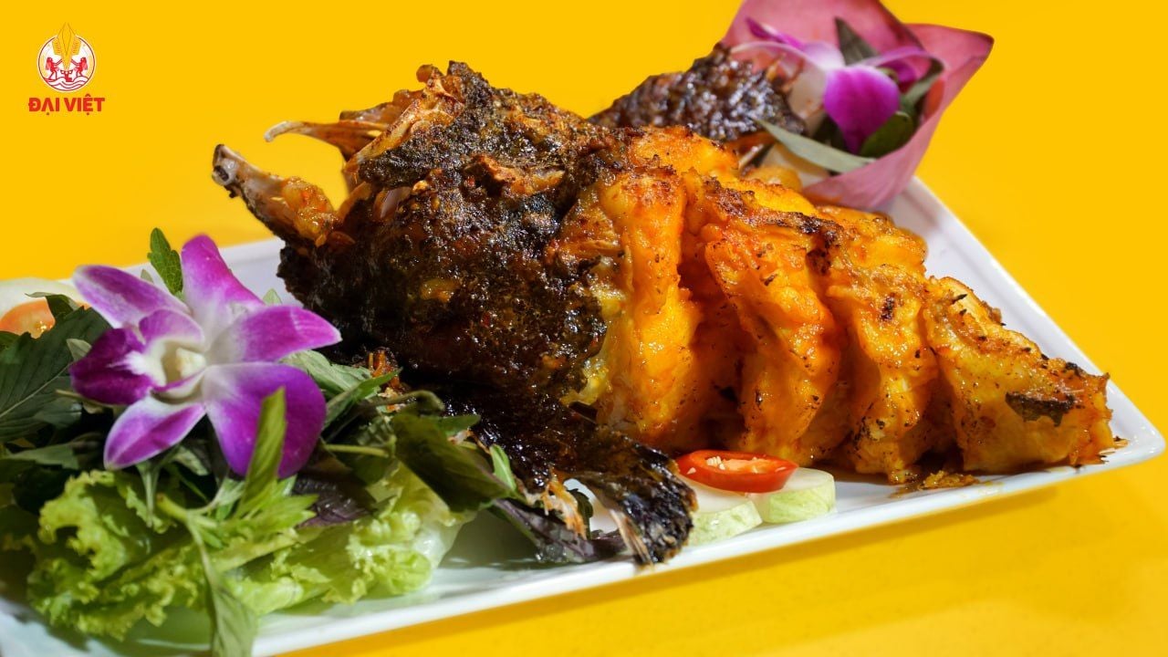  Grilled Stonefish With Salt And Chili - Cá mặt quỷ nướng muối ớt (con 1kg) 