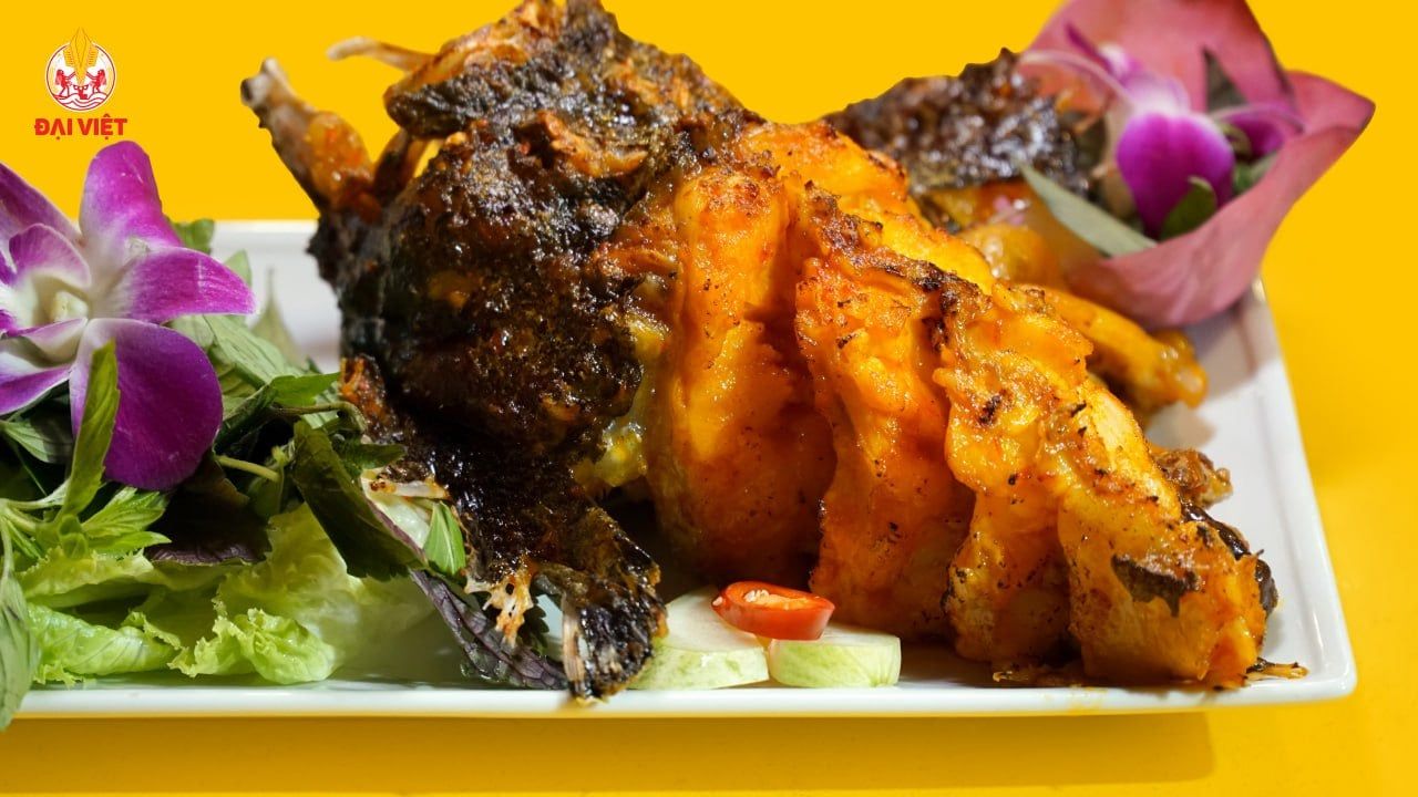  Grilled Stonefish With Salt And Chili - Cá mặt quỷ nướng muối ớt (con 1kg) 