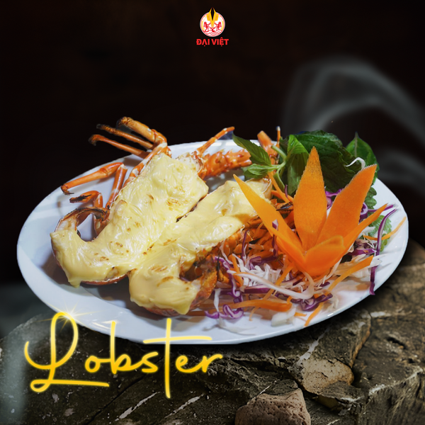  Baked Tropical Rock Lobster With Cheese - Tôm Hùm Bông Đút Lò Phô Mai (Giá tính theo 1 con kích thước 600 gram) 