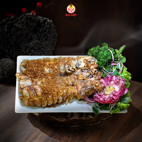  Grilled Giant Mantis Shrimp With Garlic Butter - Tôm tít khổng lồ nướng bơ tỏi (con 400g) 