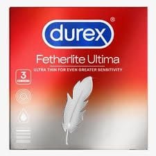 Bao cao su durex fether ultima (hộp/3 cái)