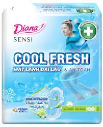 Băng vệ sinh diana sensi cool fresh unicharm (l/6g)
