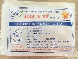 Gạc y tế 3 con nai 5cm*6cm*8 lớp ĐF (th/100g)