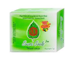 Bột sủi thanh nhiệt Sensa Cools fizz-Hương Chanh 7g x 6 gói