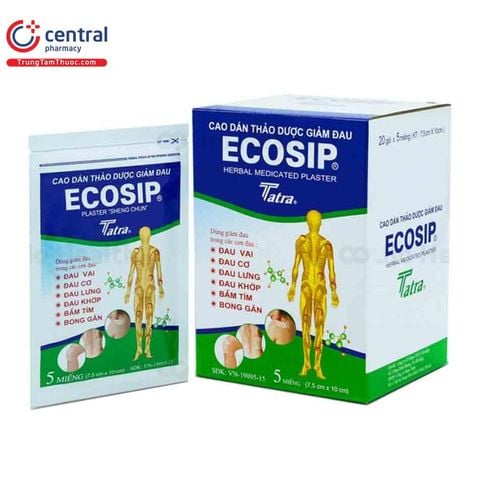  Cao dán nóng Ecosip Plaster H20goi 