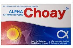 ALPHACHYMOTRYPSINE CHOAY TABLETS 2X15'S