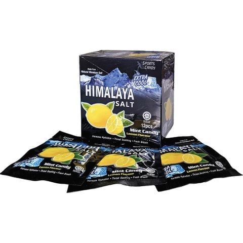  Kẹo Himalaya Salt Mint Candy Lemon Flavour 15g x 12 gói 